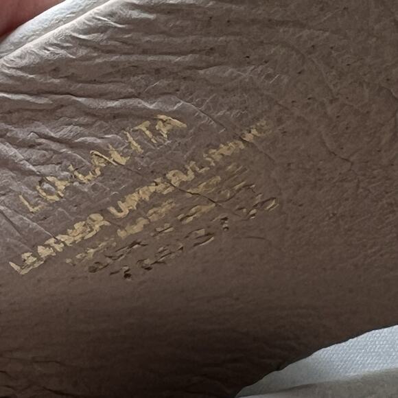 Louise et Cie Lalita Heels Size 7M White Leather Slide Sandals Embellished Boho - Picture 11 of 11